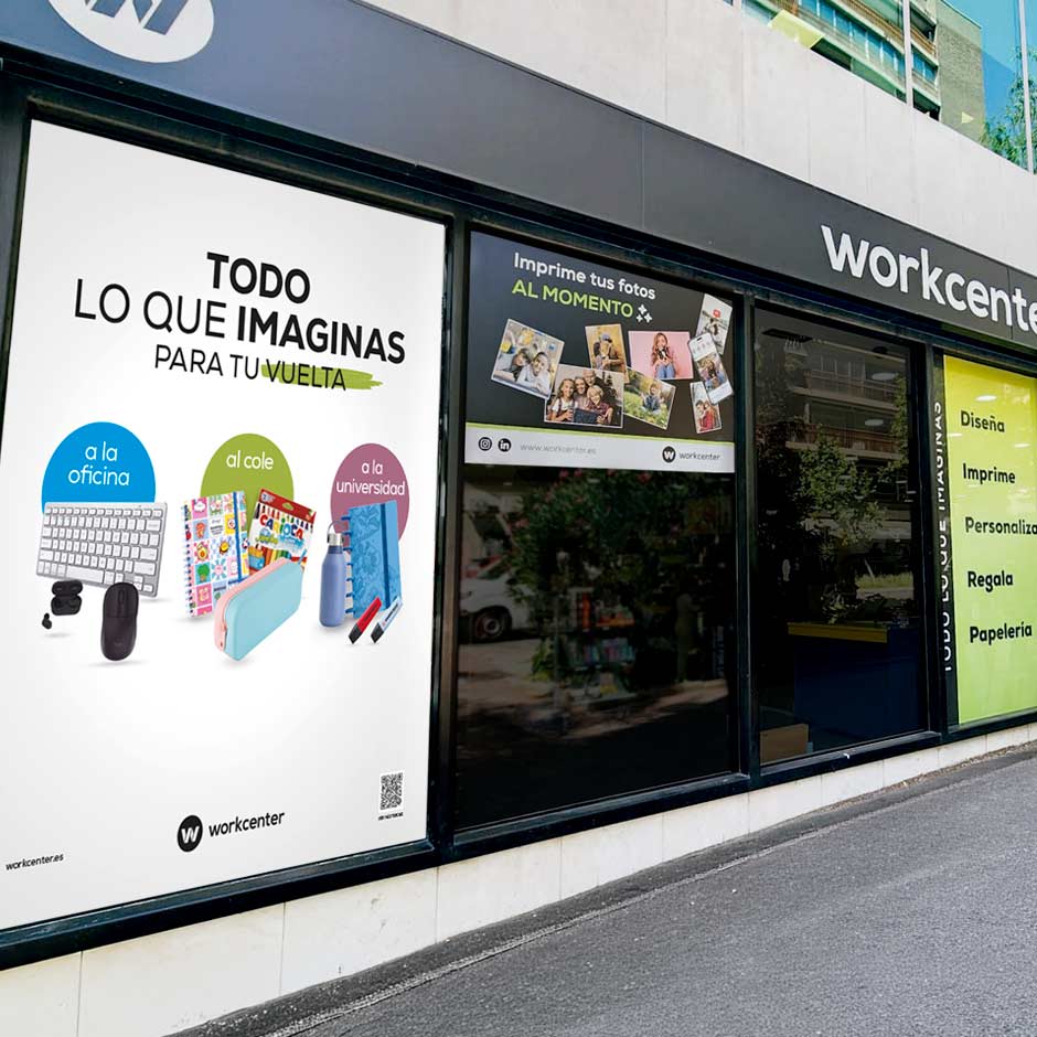 Fachada tienda Workcenter