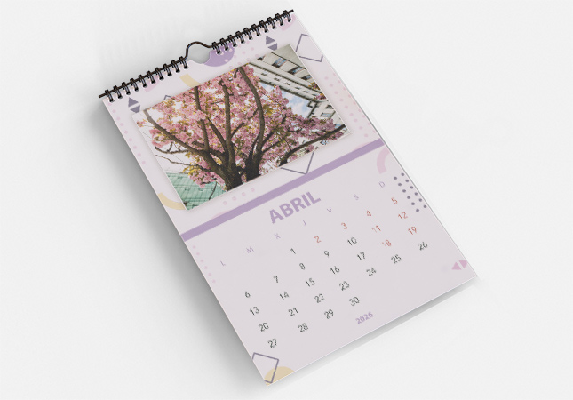 Calendario pared A4 y A3