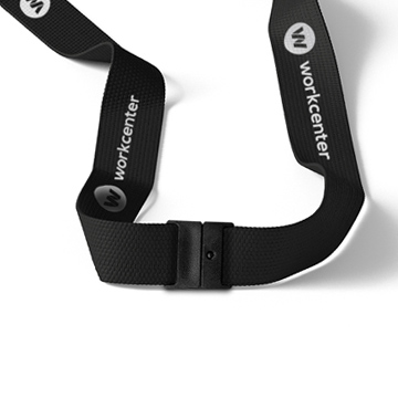  click lanyard neck detail