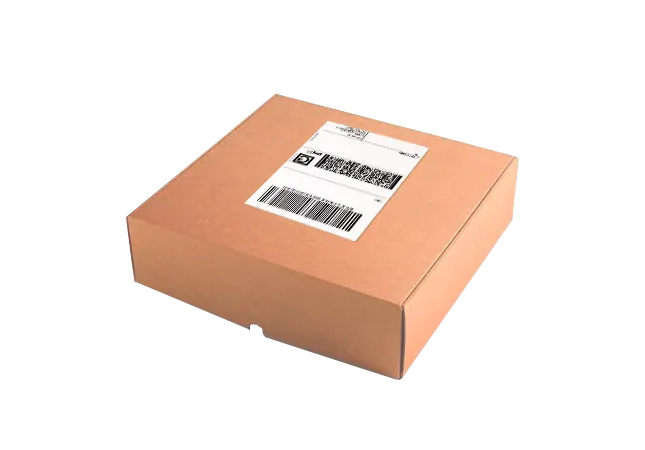 Attached shipping label