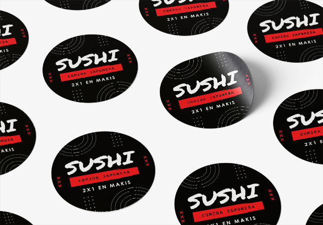 Round Sticker Printing