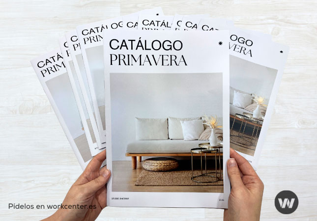 Stapled catalogs detail