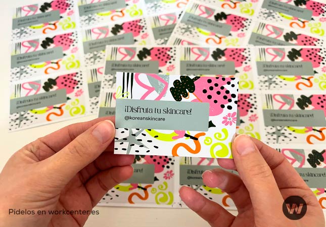 Printed adhesive labels