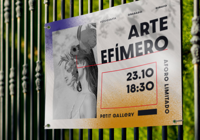 Vinyl banner frontlite