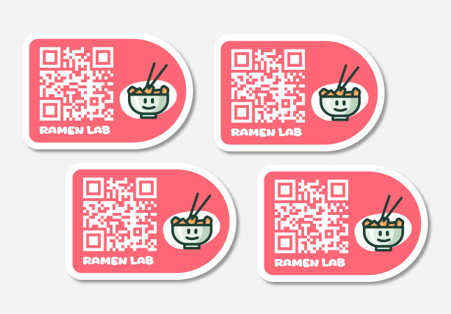 Custom stickers or labels