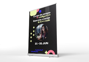 Large Format Roller Banner 150x200 cm (XXL Retractable Photocall)