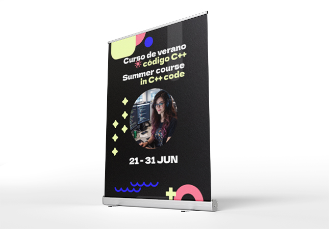 XXL Roll Up stand banner display 150x200 cm