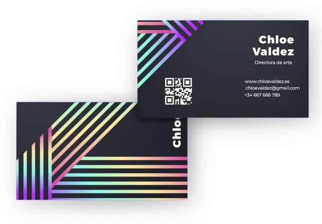 Tarjetas de visita directora de arte