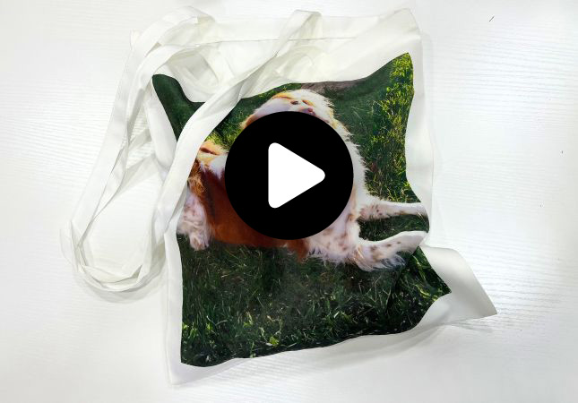 White textile bag