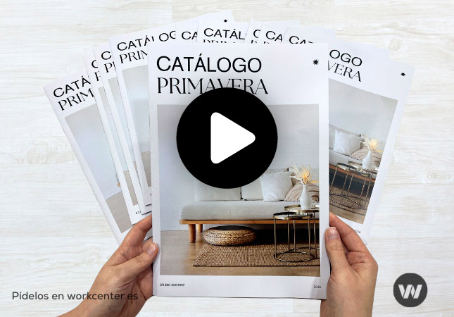 Stapled catalogs detail