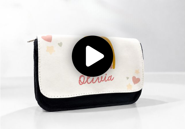 Black toiletry bag