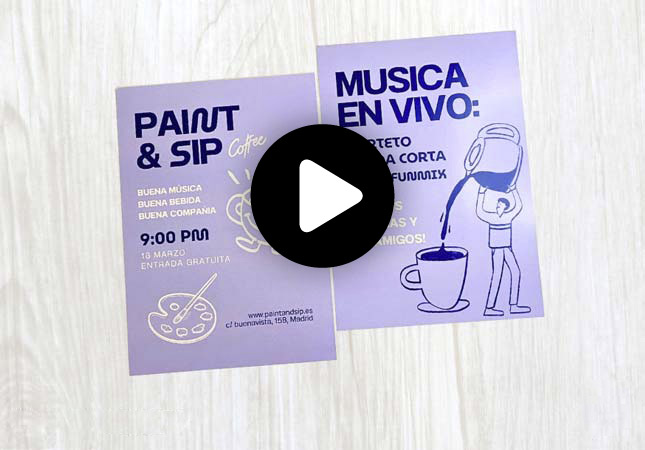 Advertising cards